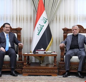 السوداني يناقش مع العامري استكمال الاستحقاقات الدستورية وتشكيل حكومة جديدة