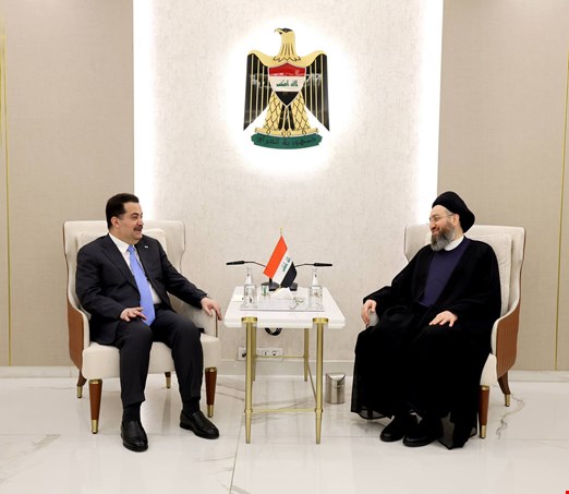 السوداني والحكيم يؤكدان أهمية الحفاظ على سيادة العراق