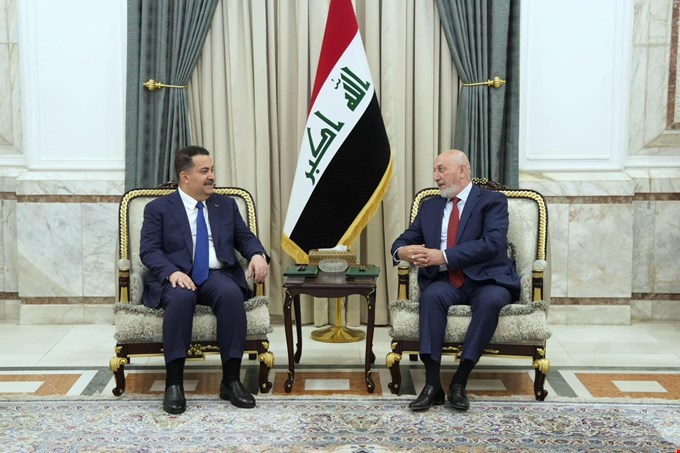 السوداني يناقش مع رئيس الجمهورية يدعوان لوقف التصعيد في المنطقة واحترام سيادة العراق