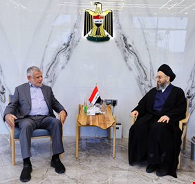 الحكيم يؤكد الالتزام بالتوقيتات الدستورية خلال لقائه العامري رغم تجاوز المدة المحددة