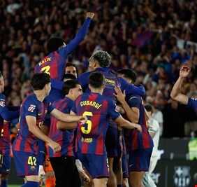 برشلونة يهزم ريال مدريد في 